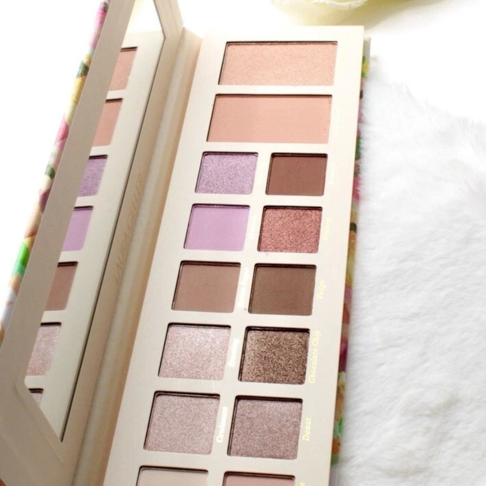 NIB Laura Geller SWEET AS SUGAR 12 Pan Eyeshadow Palette 1 Highlighter & 1 Blush - Picture 5 of 9